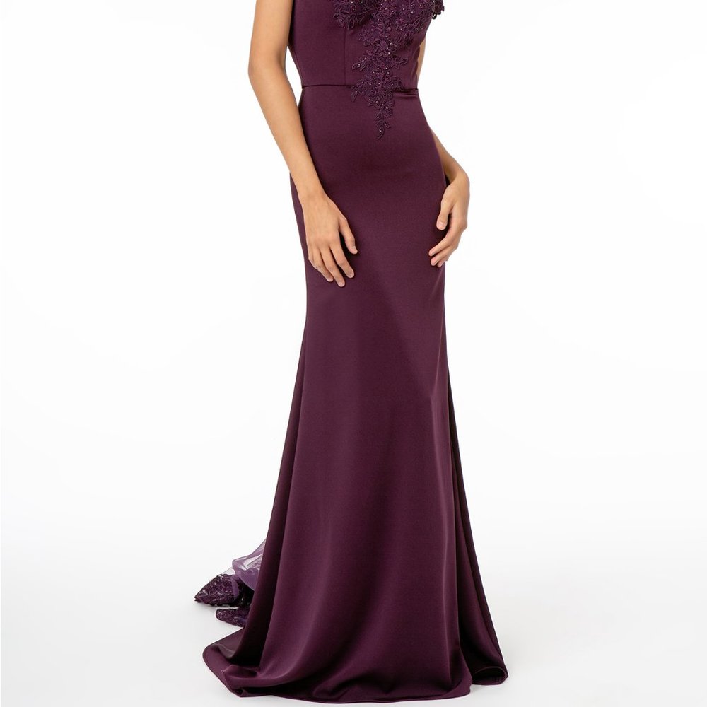 Embroidered Off Shoulder Prom Evening Dress GL2958 - Picture 7 of 8